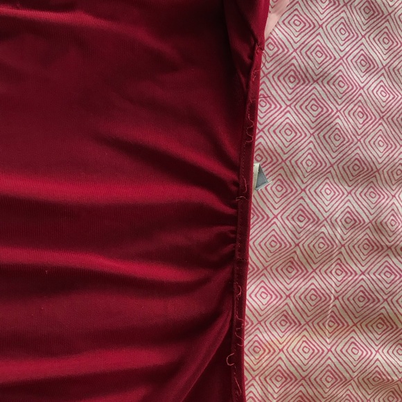 Silky Red Playsuit 🌺 Women Large - Picture 5 of 5